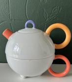 Arzberg theepotje porselein tea for one Memphis stijl 80s, Ophalen of Verzenden