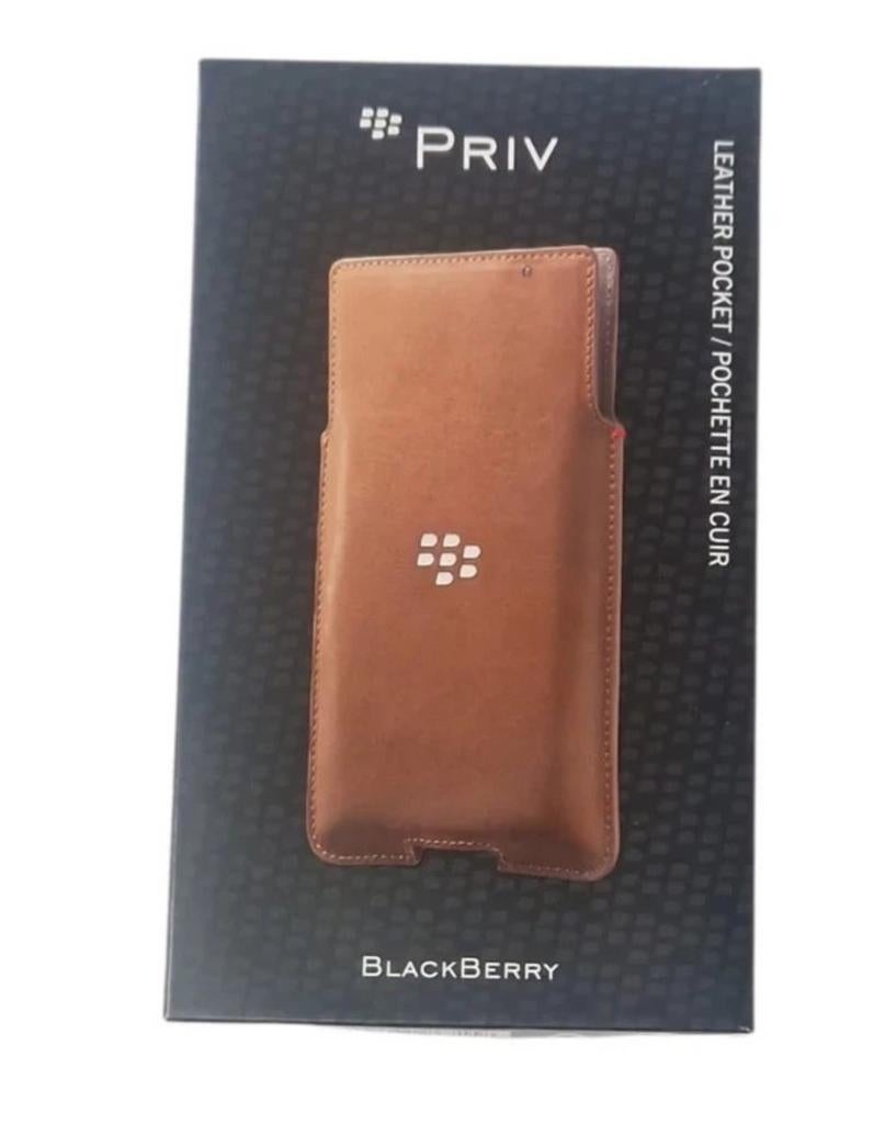 Origineel lederen hoes voor blackberry priv, Ophalen of Verzenden, Nieuw, Frontje of Cover