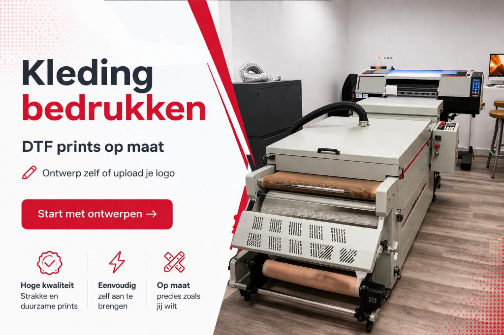 DTF prints zonder opstartkosten – direct bestellen, Ophalen of Verzenden, Nieuw, Hotfix applicaties