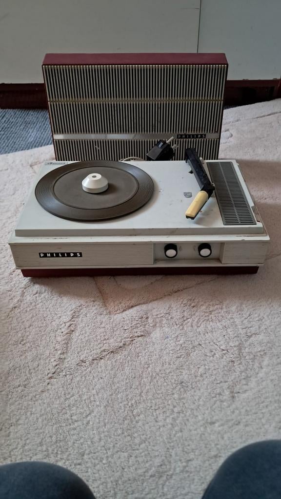 Philips koffer Grammofoon, Ophalen, Philips