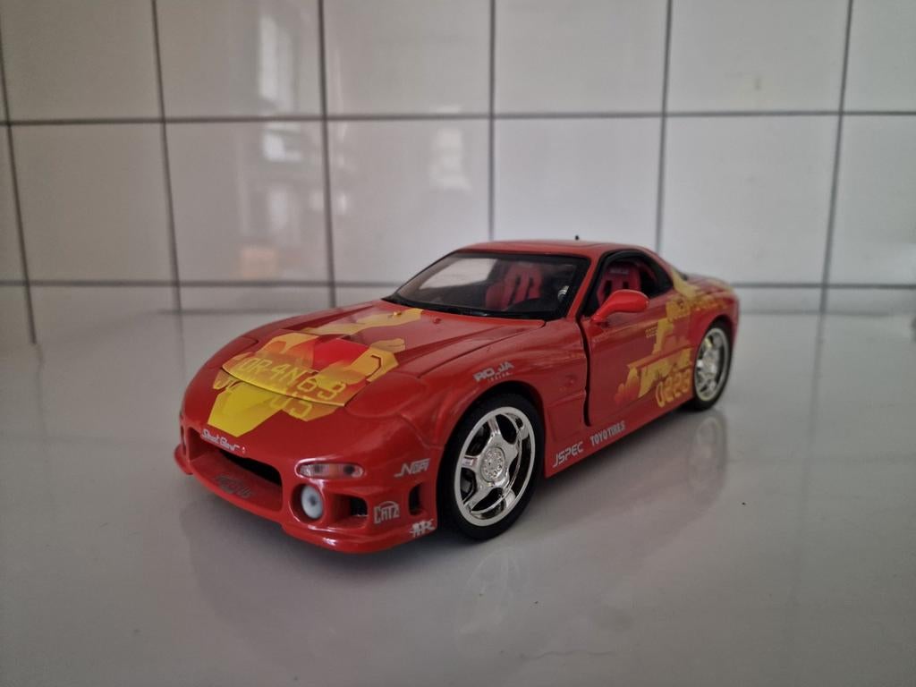 Ertl Mazda RX7 Fast & Furious 1994 - Modelauto, Hobby en Vrije tijd, Modelauto's | 1:18, Ophalen