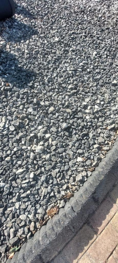 Grijs grind voor tuin of oprit - Gebruikt, Ophalen, Gebruikt, Grijs, Grind