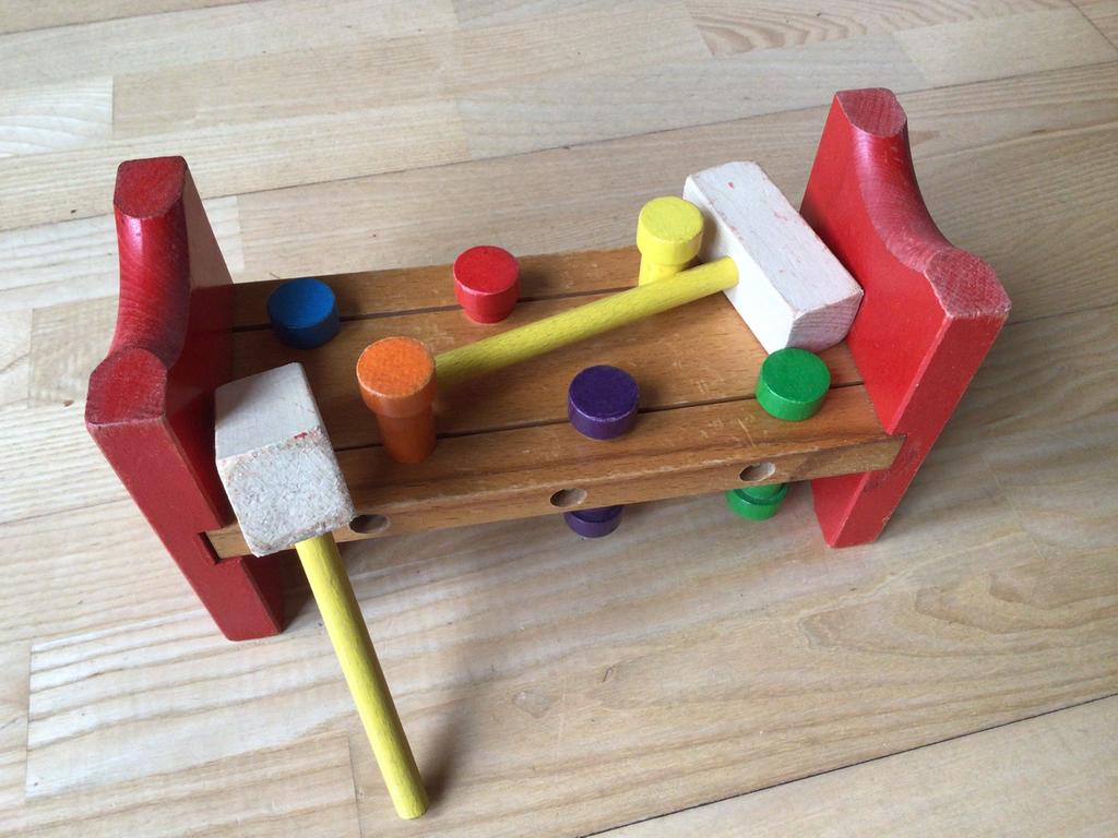 Vintage playskool Hamerspel, Ophalen of Verzenden, Gebruikt