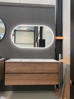 Badkamermeubel 120cm - tabacco - keramische wastafel