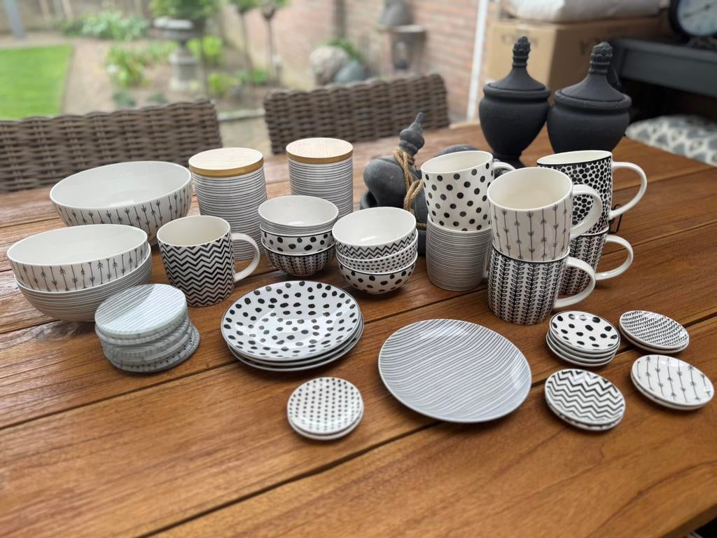 Xenos Kasitoo servies, Huis en Inrichting, Keuken | Servies, Ophalen, Zo goed als nieuw, Overige stijlen, Bord(en)