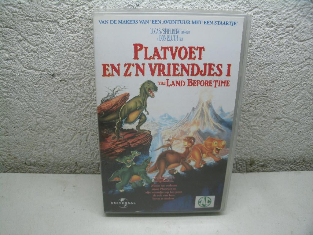 vhs 215a platvoet en z'n vriendjes 1, Alle leeftijden, Ophalen of Verzenden, Zo goed als nieuw