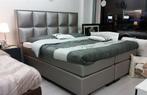 King Queen Royale boxspring complete bedden-Sale-, Ophalen of Verzenden, Nieuw, Tweepersoons
