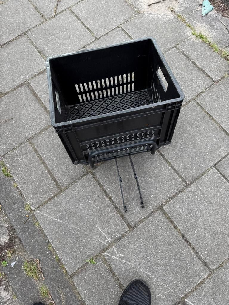 Fietskrat met voordrager, Ophalen of Verzenden, Zo goed als nieuw