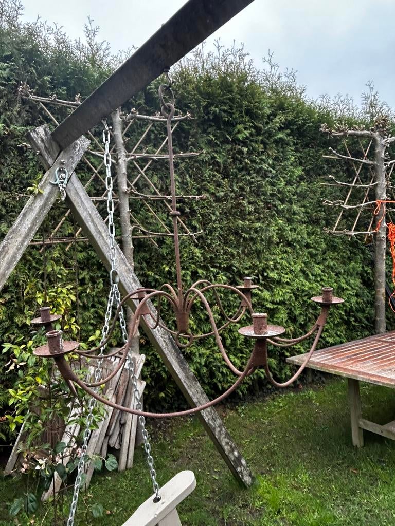 Kroonluchter, Doe-het-zelf en Verbouw, Metalen, Ophalen, Gebruikt