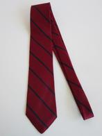 Liberty of London rood met blauwe gestreepte zijden stropdas, Met patroon, Gedragen, Rood, Liberty Of London