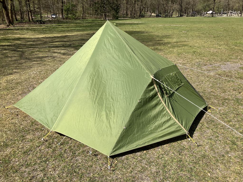 Carl Denig Plutoniel trekkerstent 1/2 personen, Caravans en Kamperen, Tenten, Ophalen, Zo goed als nieuw, Tot en met 2