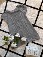 Heel goed grijs Hema gebreid jurkje jurk 80 korte mouw girl, Meisje, Jurkje of Rokje, Ophalen of Verzenden, Zo goed als nieuw