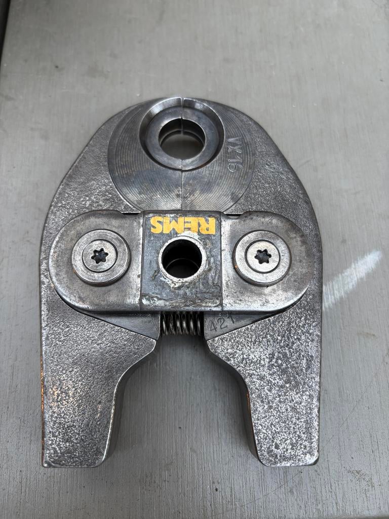 Rems mini persbek VX16  (Viega) Gebruikt, overcompleet, Doe-het-zelf en Verbouw, Gereedschap | Handgereedschap, Ophalen of Verzenden