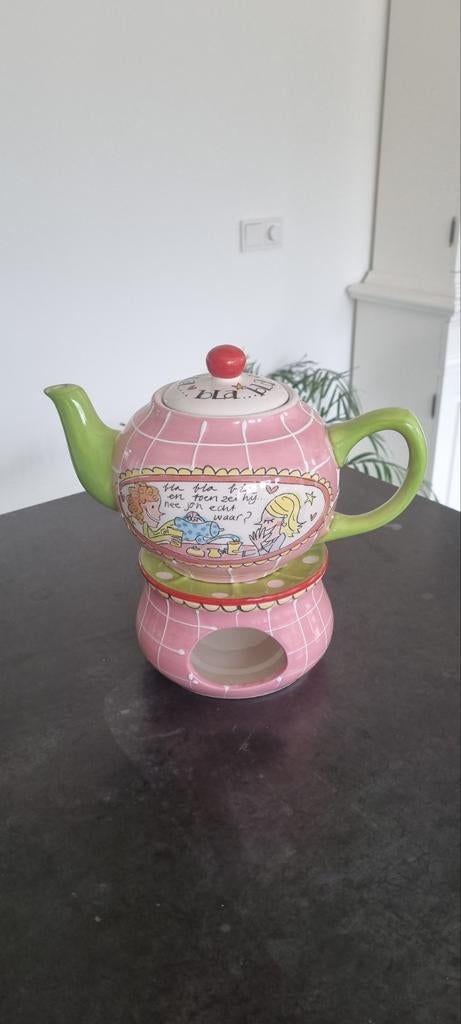 Blond Amsterdam Theepot met Warmer, Ophalen of Verzenden, Zo goed als nieuw