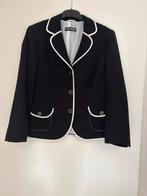 Gerry Weber Zwart Jasje met Witte Bies -maat 44, Zwart, Maat 42/44 (L), Ophalen of Verzenden, Zo goed als nieuw