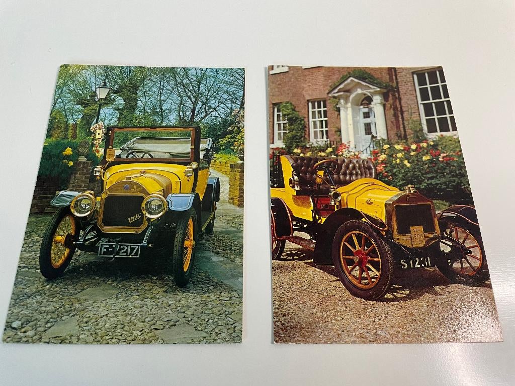 C228 Ansichtkaarten Lion Peugeot VCC 1908 Tourer, Ophalen of Verzenden, 1920 tot 1940, Ongelopen, Voertuig