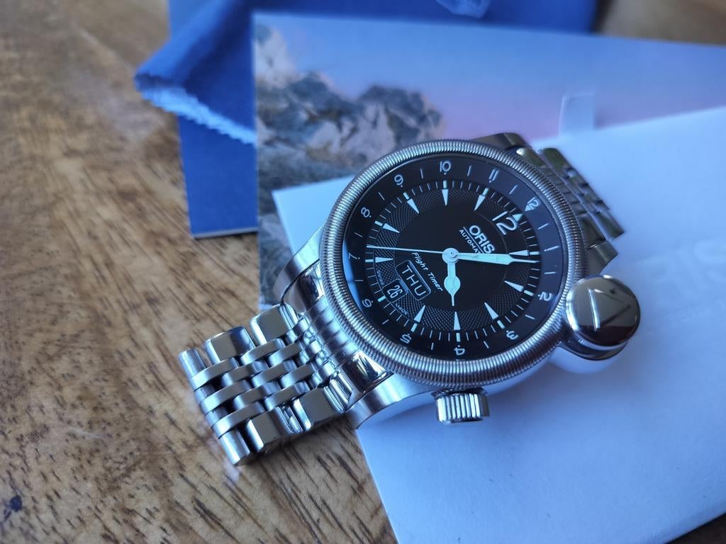 Oris Flight Timer Automatic Horloge - Prachtig Staat, Sieraden, Tassen en Uiterlijk, Horloges | Heren, Ophalen of Verzenden, Zo goed als nieuw