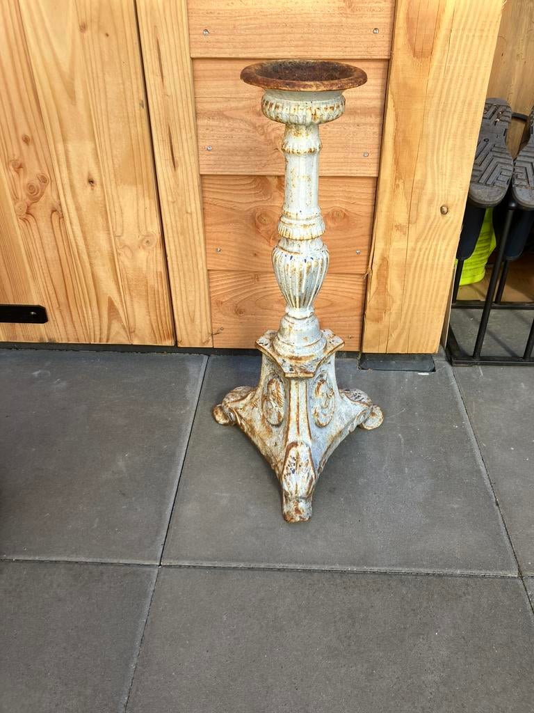 Gietijzeren kandelaar van 60 cm hoog, Ophalen, Overige materialen