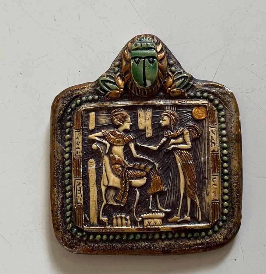 Kleine Egyptische plaquette, Ophalen of Verzenden