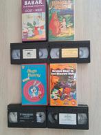 VHS video speelfilms, Ned.gesproken p.st.€0.75 deze 4 €2.50, Cd's en Dvd's, VHS | Kinderen en Jeugd, Gebruikt, Tekenfilm, Alle leeftijden