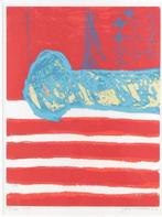 Jan Cremer (1940) Zeefdruk " Victory USA 1963 " Ges Gen Ged, Ophalen of Verzenden