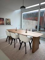 6x witte kuipstoelen / eetkamerstoelen (scandinavisch), Ophalen, Kunststof, Gebruikt, Wit