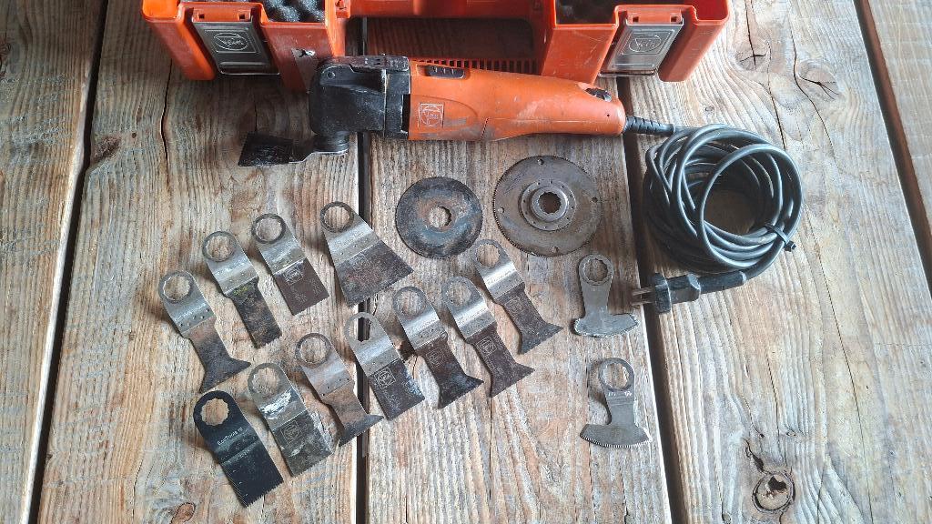 Fein FSC2.0 Multitool Multi tool 400 Watt Met 16 zaagjes, ., Ophalen of Verzenden, Zo goed als nieuw, .