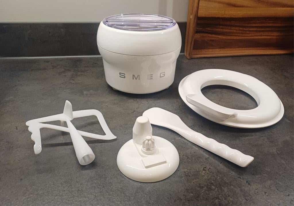 SMEG ijsmachine voor keukenmachine, Ophalen of Verzenden, Zo goed als nieuw