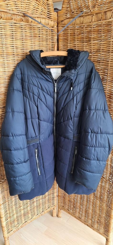 Donkerblauwe winterjas Miss Etam. Maat  54/56, Blauw, Maat 46/48 (XL) of groter, Ophalen of Verzenden, Miss Etam