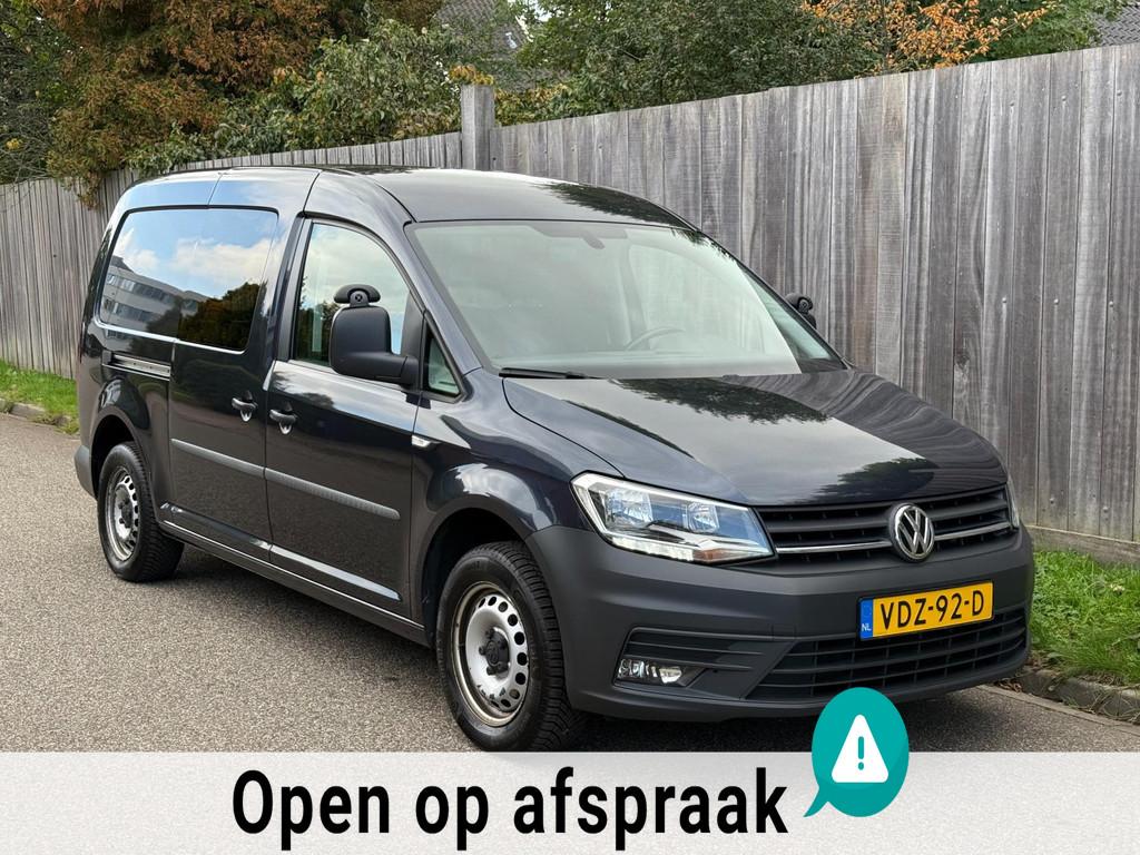Volkswagen Caddy 2.0 TDI DSG L2H1 Maxi Exclusive NAP MARGE!, Stof, Gebruikt, Euro 6, 4 cilinders