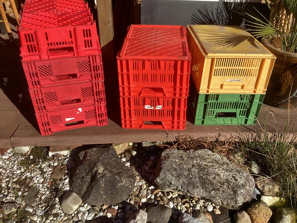 Kunststof kratten, Ophalen, Gebruikt, 40 tot 60 cm, 50 tot 75 cm