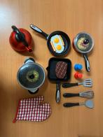 Kinder pannen setje Gebruikt, Ophalen, Gebruikt, Kunststof, Speelkeuken-accessoire