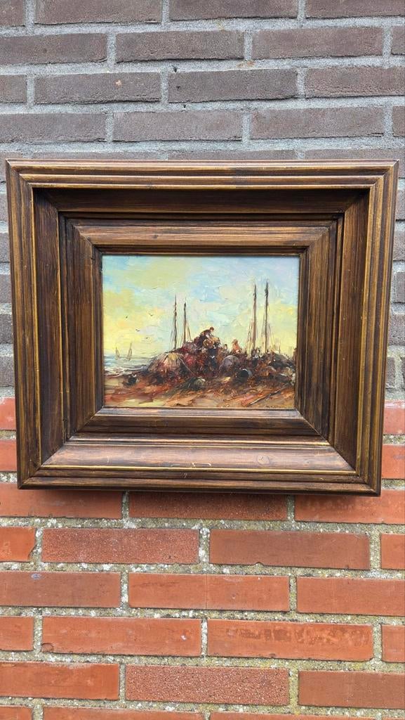 Prachtige professionele schilderij olie verf 45 x51, Ophalen of Verzenden