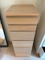 IKEA ladekast met spiegel, 6 lades, eikenfineer, 5 laden of meer, Ophalen, Gebruikt, Eikenhout