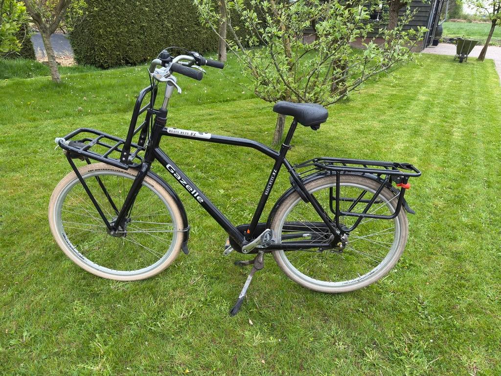Herenfiets Gazelle HeavyDutyNL T7 Transportfiets Zwart, Ophalen, Gebruikt, Gazelle