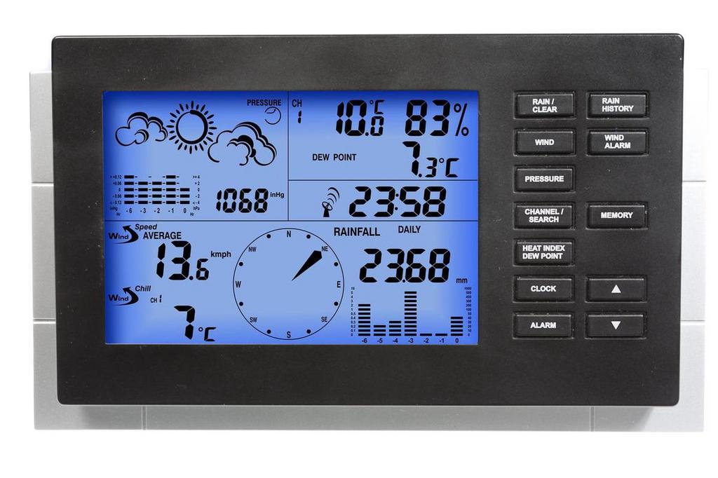 Alecto weerstation!(ZGAN), Audio, Tv en Foto, Weerstations en Barometers, Ophalen, Zo goed als nieuw, Weerstation