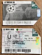 2 x Toegangskaartje Feijenoord Europacup III seizoen 2001/02, Ophalen of Verzenden, Gebruikt, Feyenoord