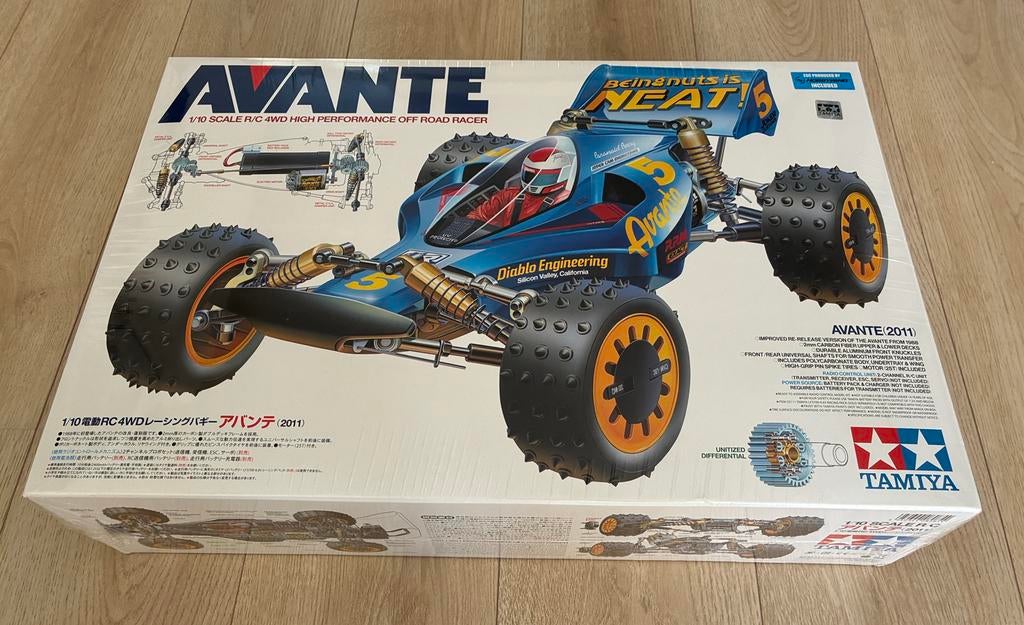 Tamiya RC Avante 2011 Buggy - Modelbouwpakket nieuw in doos, Hobby en Vrije tijd, Modelbouw | Auto's en Voertuigen, Auto, Groter dan 1:32