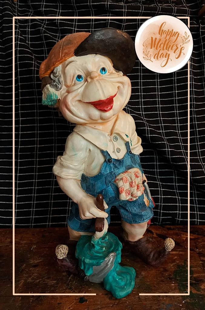 Schilder Laaf – gesigneerd & genummerd, 33 cm, Verzamelen, Efteling, Beeldje of Poppetje, Ophalen of Verzenden