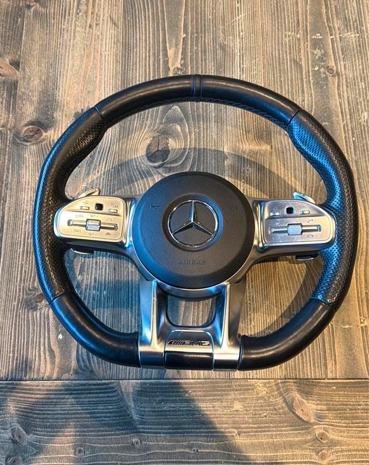 Mercedes-Benz AMG stuurwiel, Auto-onderdelen, Dashboard en Schakelaars, Mercedes-Benz, Gebruikt, Ophalen