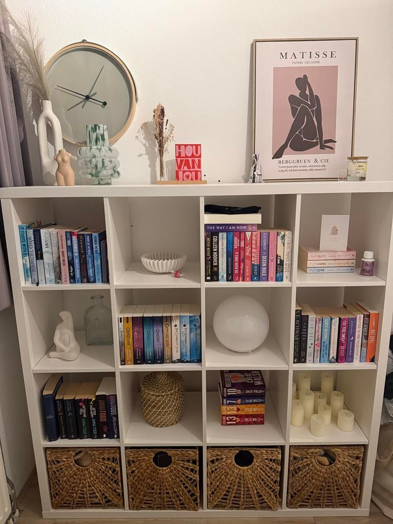 IKEA Kallax kast 4x4 vakken wit, Huis en Inrichting, Ophalen, Zo goed als nieuw