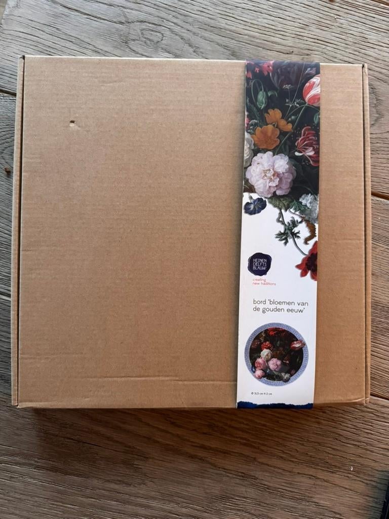 Heinen Delfts Blauw bord, Ophalen of Verzenden, Nieuw
