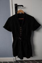Zara linnen playsuit zwart XS, Kleding | Dames, Jumpsuits, Ophalen of Verzenden, Zo goed als nieuw, Maat 34 (XS) of kleiner, Zwart