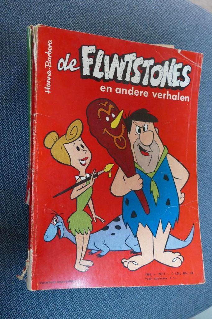 De Flinstones, Eén stripboek, Ophalen of Verzenden, Gelezen, William Hanna, Joseph Barbera
