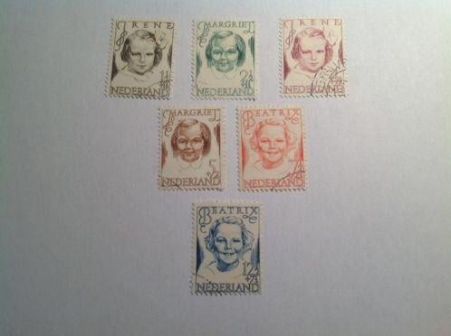 @@ 454-459 gestempeld @@, Postzegels en Munten, Postzegels | Nederland, Verzenden, Gestempeld