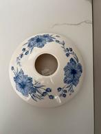 Platte Delfts blauwe vaas Regina nr:48, Antiek en Kunst, Ophalen of Verzenden