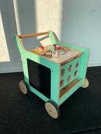 Houten Loopwagen met Activiteiten en Opbergruimte, Kinderen en Baby's, Speelgoed | Babyspeelgoed, Ophalen, Zo goed als nieuw, Overige typen
