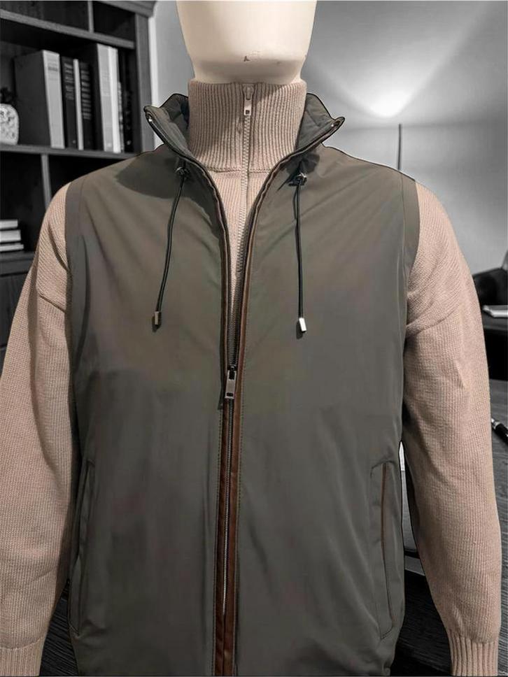 Luxe bodywarmer - Stijlvol en comfortabel, Kleding | Heren, Bodywarmers, Zo goed als nieuw, Maat 52/54 (L), Grijs, Ophalen of Verzenden