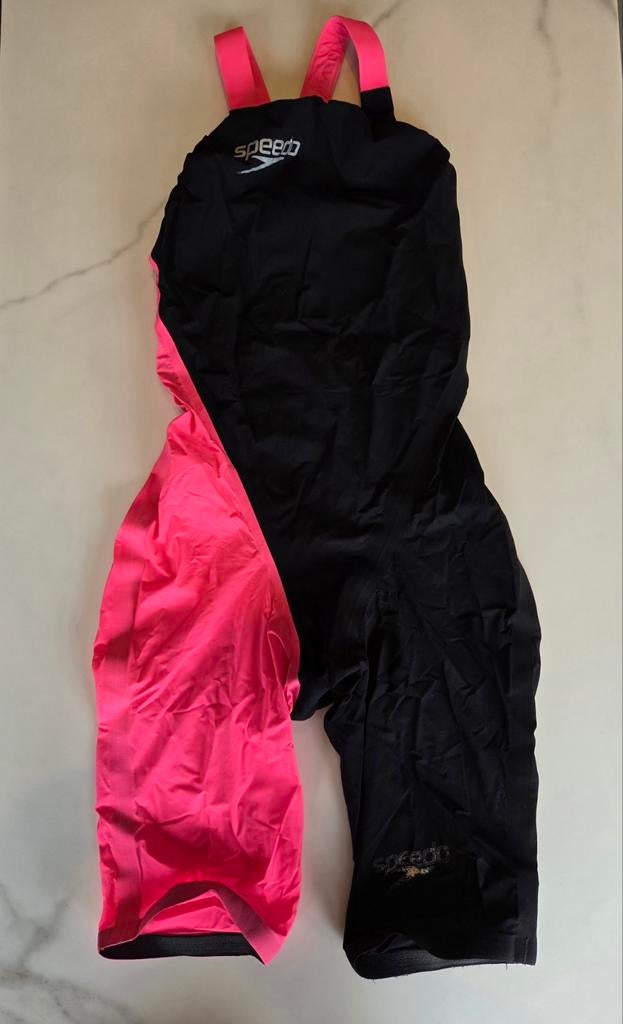 Speedo Fastskin LZR Elite 2 D29L/UK25L, Kleding | Dames, Badmode en Zwemkleding, Gedragen, Badpak, Zwart, Ophalen of Verzenden