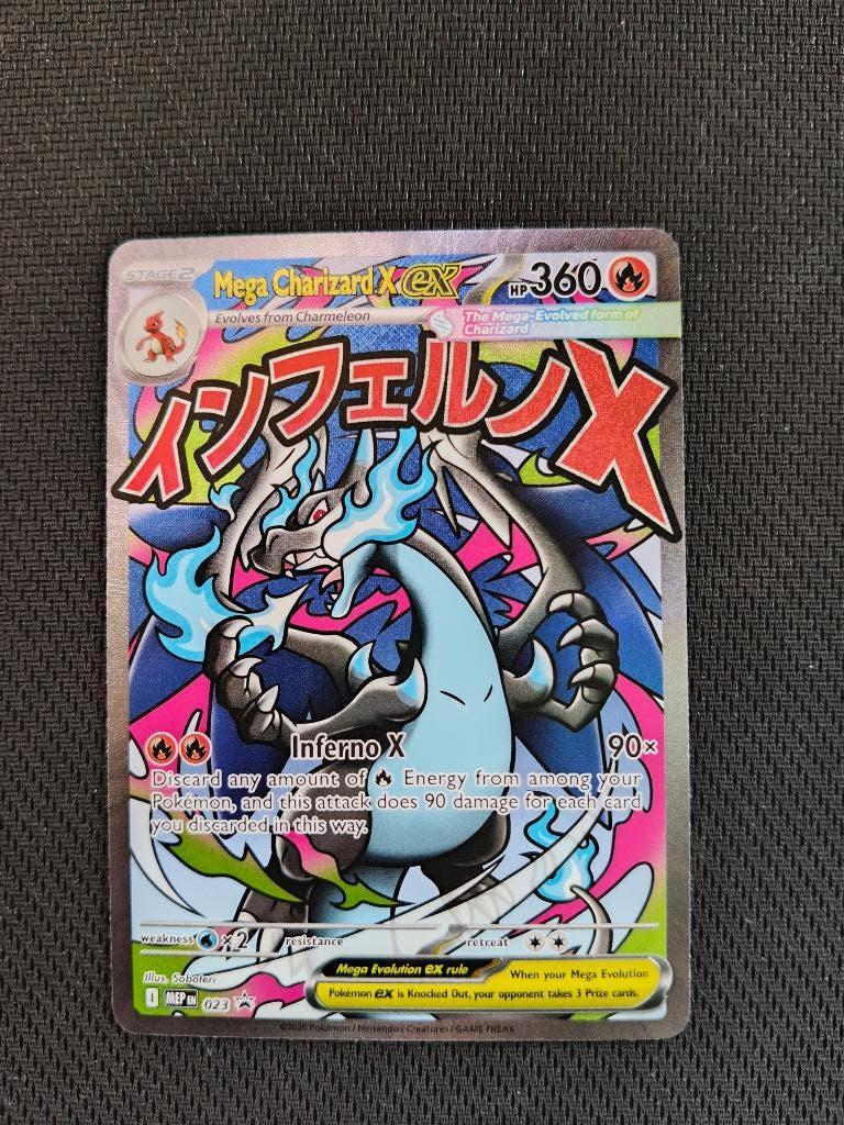 Mega Charizard X ex (MEP 023), Ophalen of Verzenden, Nieuw, Losse kaart, Foil